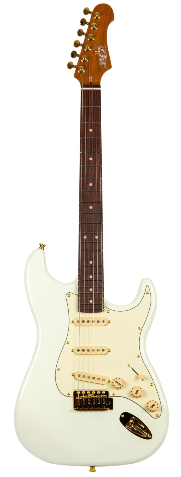 Jet Guitars JS380 Olympic White Gol