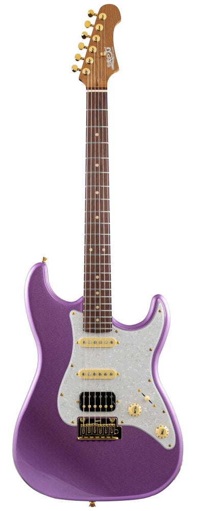 Jet Guitars JS480 HSS Violet Gold