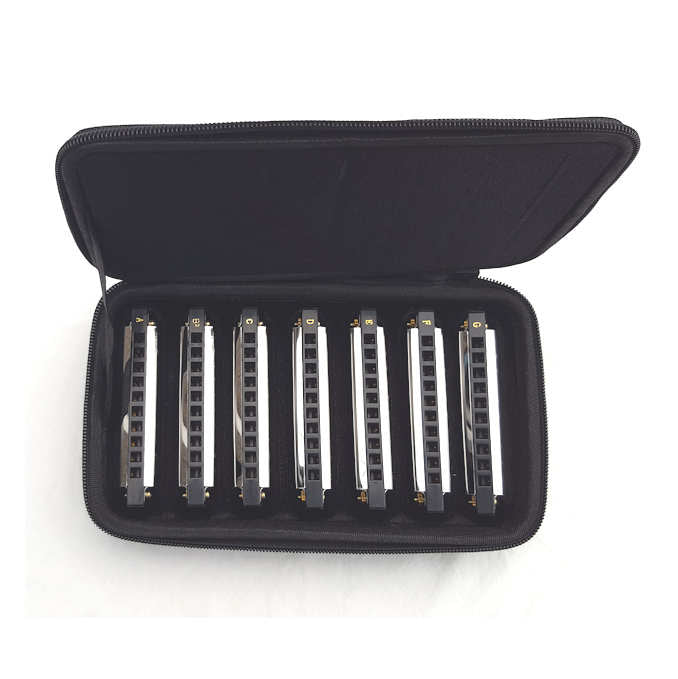 Bluesband 7-pack huuliharppusetti