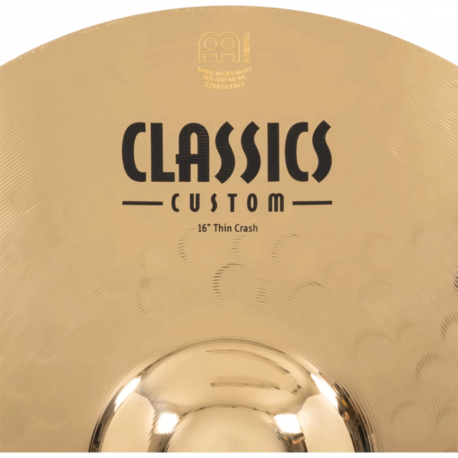 Meinl Classics Custom 16" Thin Crash