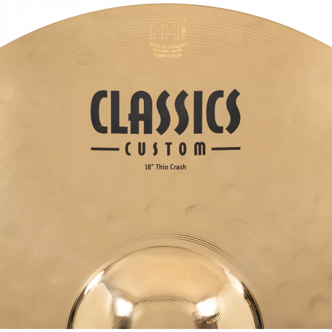 Meinl Classics Custom 18" Thin Crash