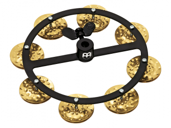 Meinl HTHH1B-BK Hi-Hat Tambourine - Brass Jingles