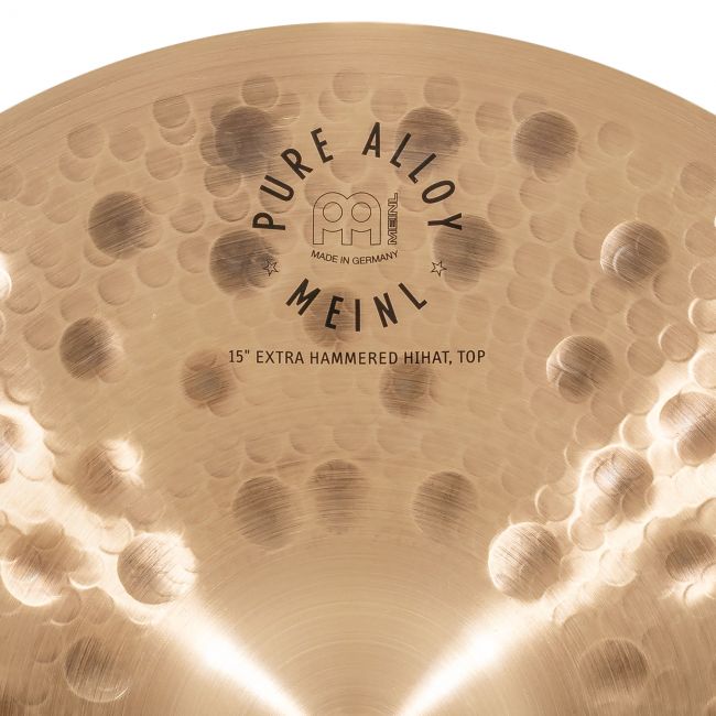 Meinl 15" Pure Alloy Extra Hammered Hihat