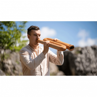 Meinl Sonic Energy Z-Shaped Didgeridoo - Mahogany, C