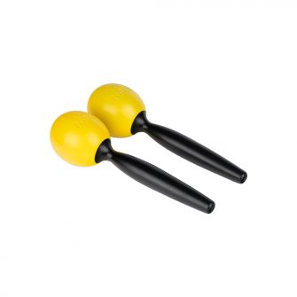 Nino Percussion NINO575Y Muoviset Marakassit, Medium, Keltainen