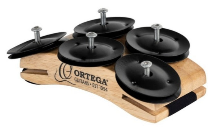 Jalkatamburiini, litteä malli, natural