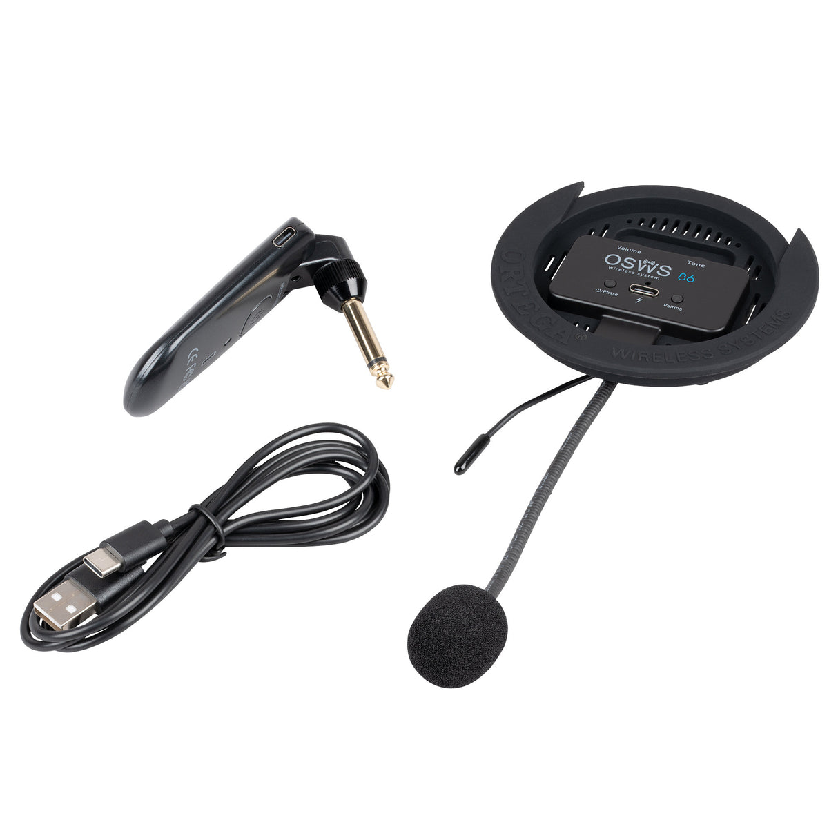 Klassisen kitaran mikrofonisysteemi OSWS86
