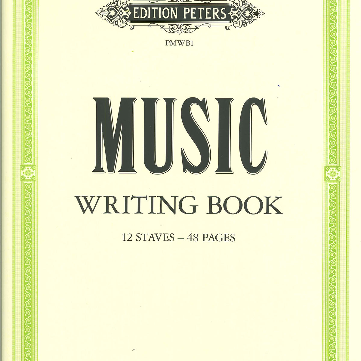 NUOTTIVIHKO MUSIC WRITING BOOK 12 STAVES 48 PAGES PETERS F Musiikki nuottivihko-music-writing-book-12-staves-48-pages-peters-f-musiikki
