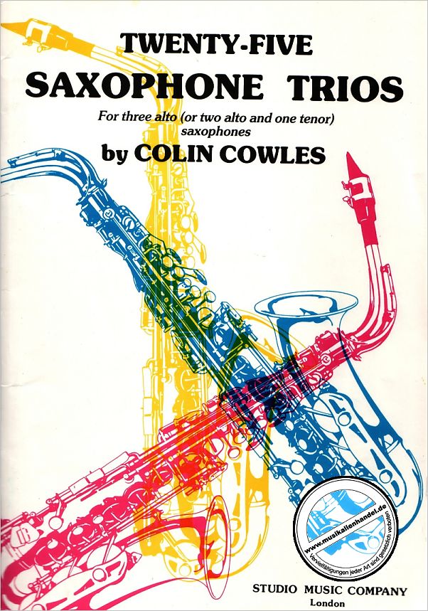 25 SAXOPHONE TRIOS EMB