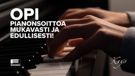 Opi pianonsoittoa mukavasti ja edullisesti