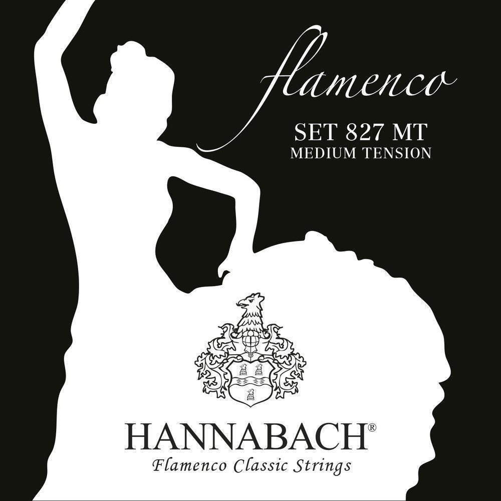 Hannabach Serie 827 Medium Tension Flamenco - Diskanttikielet (3 kpl)