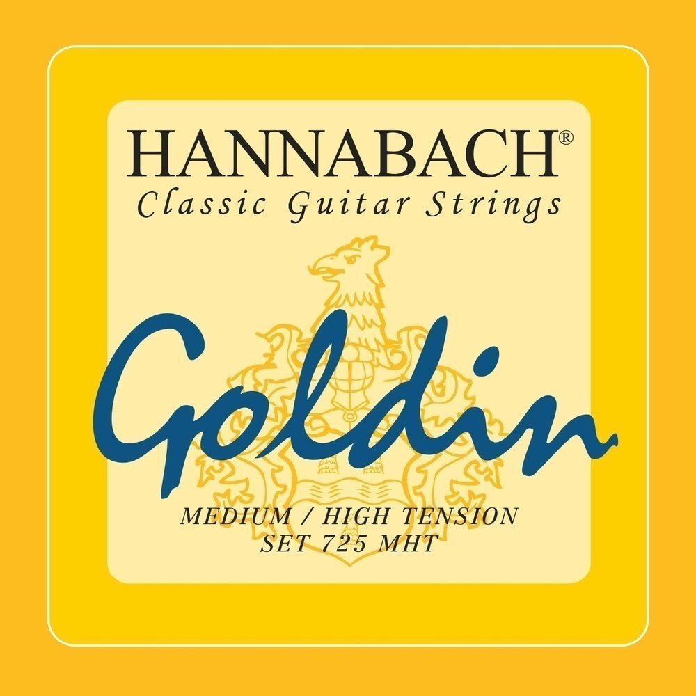 Hannabach 725 Goldin Medium/High Tension Klassisen Kitaran Kielet