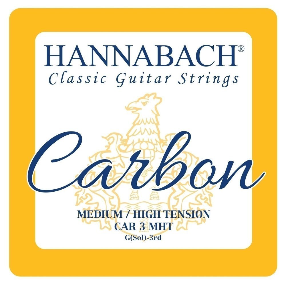 Klassisen kitaran kielet CARBON Medium/High Tension Discant G3