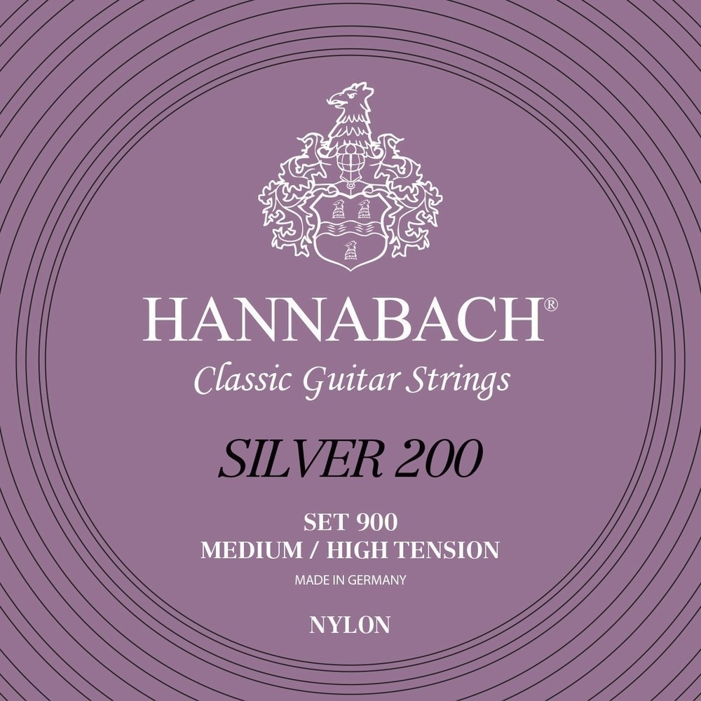 Sarja 900 Klassisen Kitaran Kielet Medium/High Tension Silver