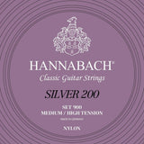 Sarja 900 Klassisen Kitaran Kielet Medium/High Tension Silver
