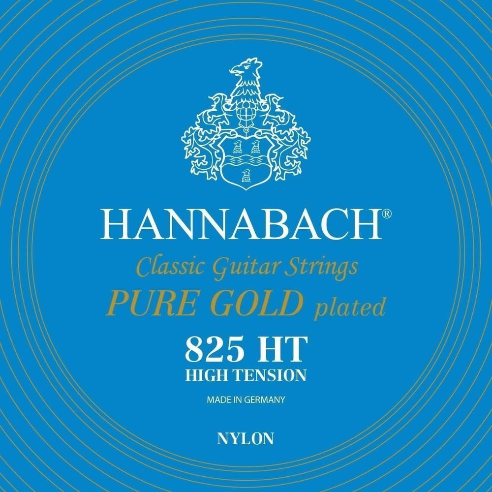 Hannabach Serie 825 High Tension Klassisen Kitaran Kielet - Spesiaalikultaus E1