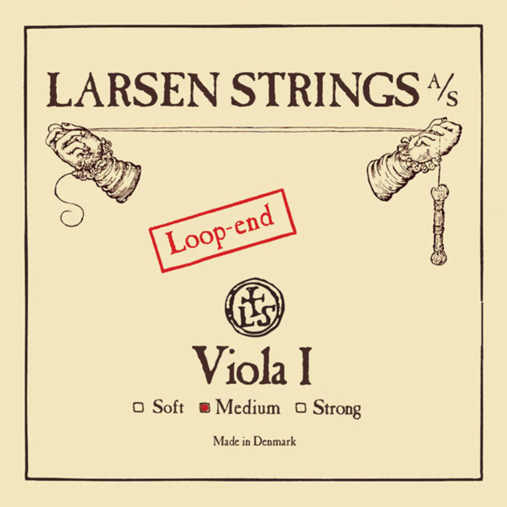 Larsen Original Alttoviulun kieli A - Teräsydin, Ball End