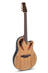 Ovation Celebrity Elite Plus Mid Cutaway - Natural Spalted Maple