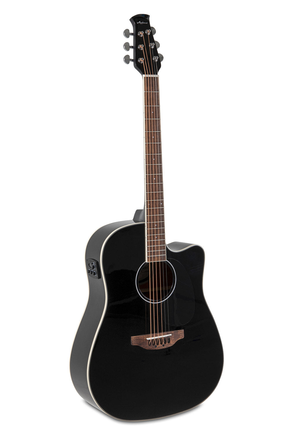 Applause Elektro-akustinen kitara Wood Classics AED96-5HG Black Gloss Electro, musta, kiiltävä