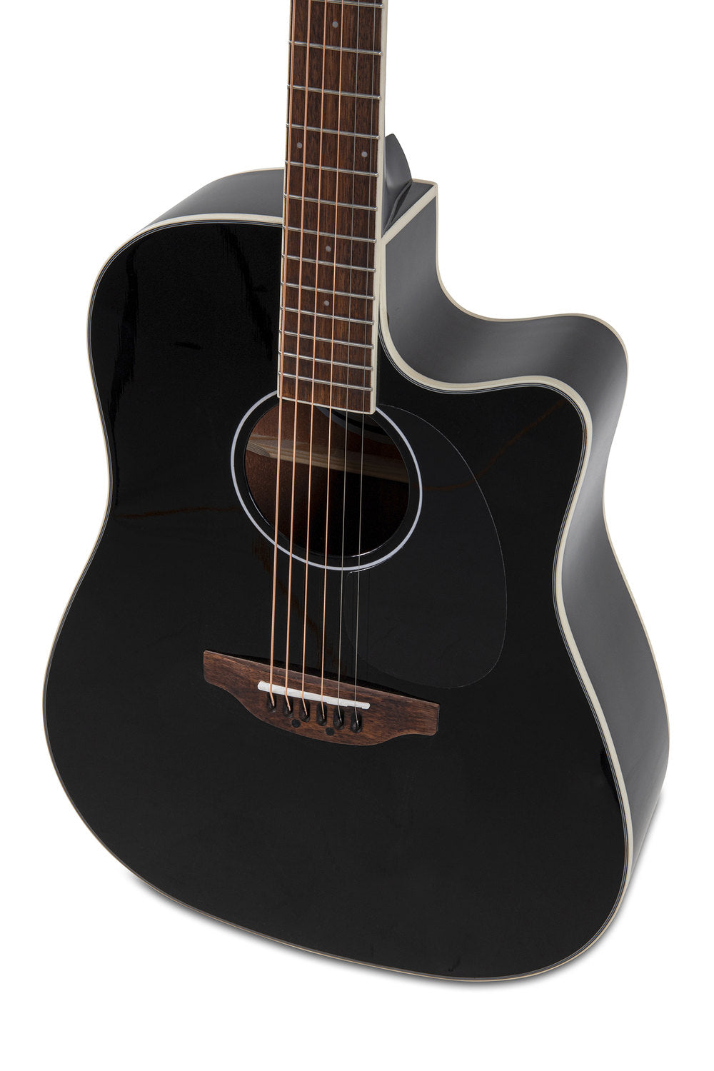 Applause Elektro-akustinen kitara Wood Classics AED96-5HG Black Gloss Electro, musta, kiiltävä