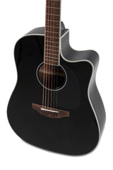 Applause Elektro-akustinen kitara Wood Classics AED96-5HG Black Gloss Electro, musta, kiiltävä
