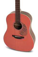 Applause Akustinen kitara Jump  Slope Shoulder Dreadnought, peach