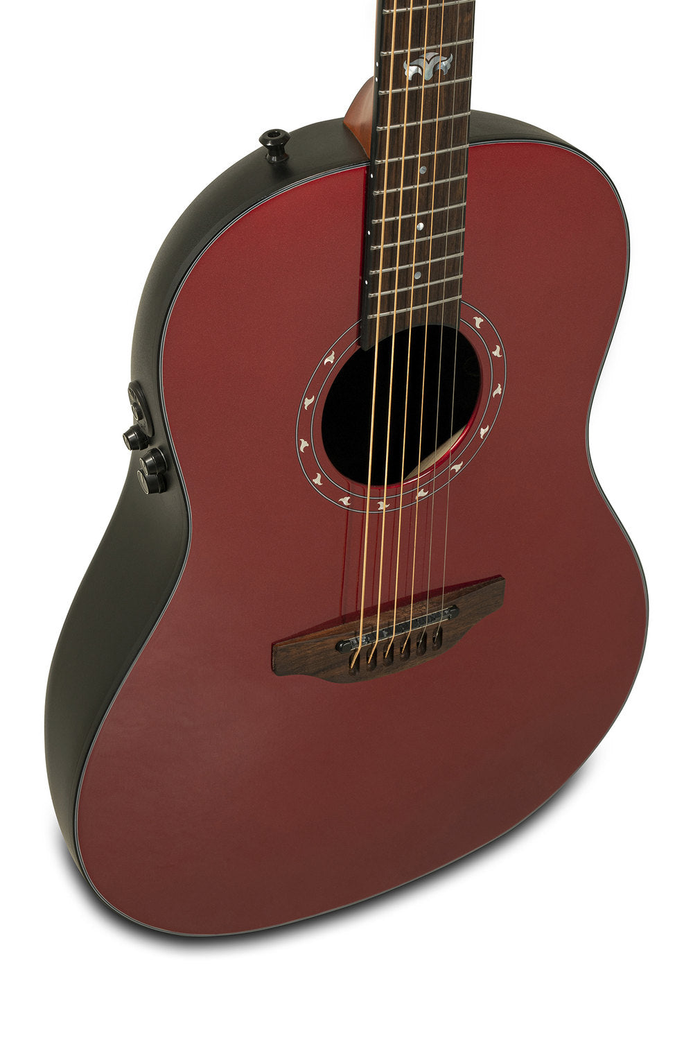 Elektro-akustinen kitara Pro Series Ultra Mid-Depth Non-Cutaway Vampira Red