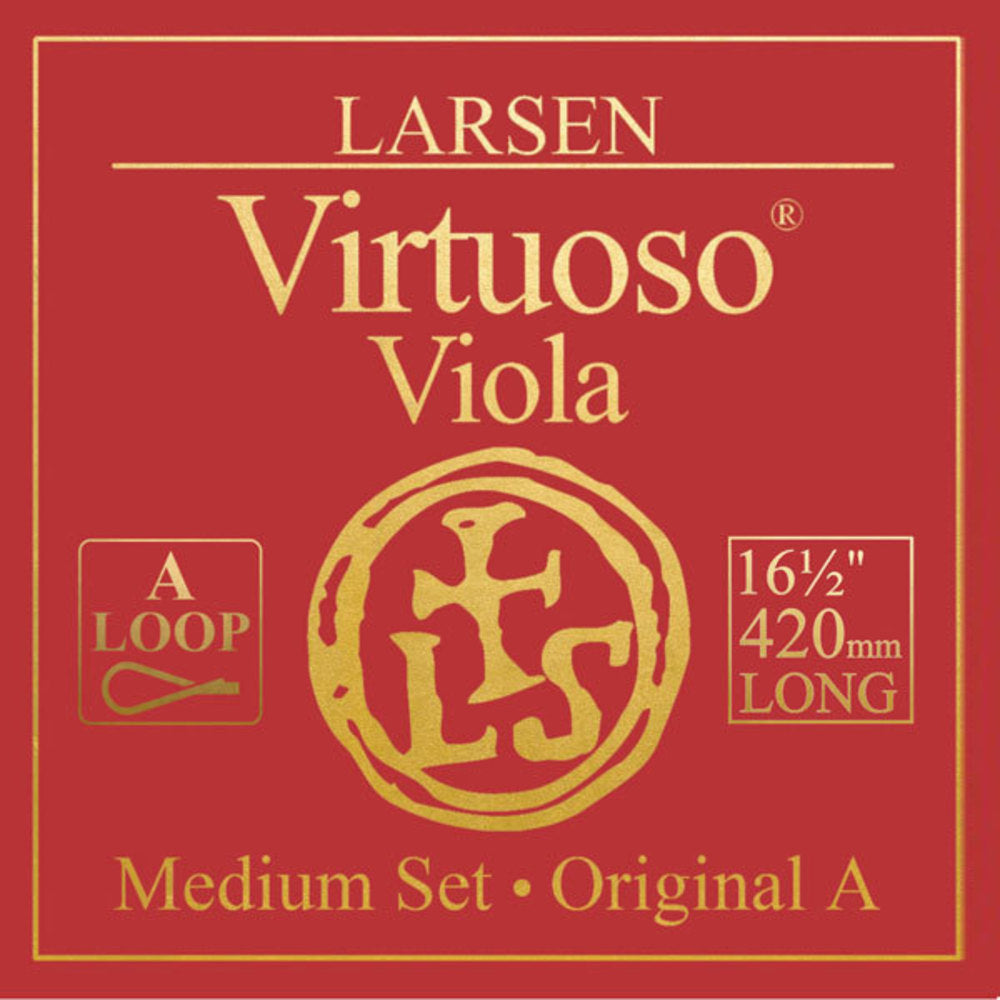 Larsen Strings Virtuoso Alttoviulun kielisarja, Extra-pitkä 420mm Loop End