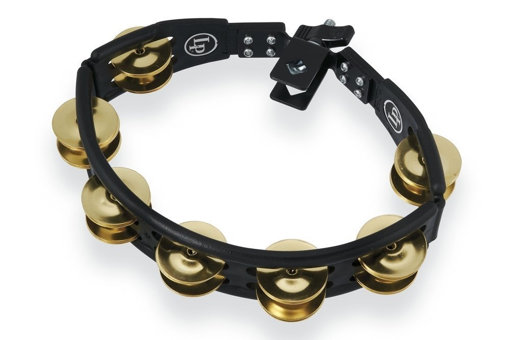 LP Cyclops Mountable Tambourine - Messinkihelistimet, Musta