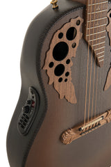 Elektro-akustinen kitara 1687GT Deep Non-Cutaway Reverse Brown Burst