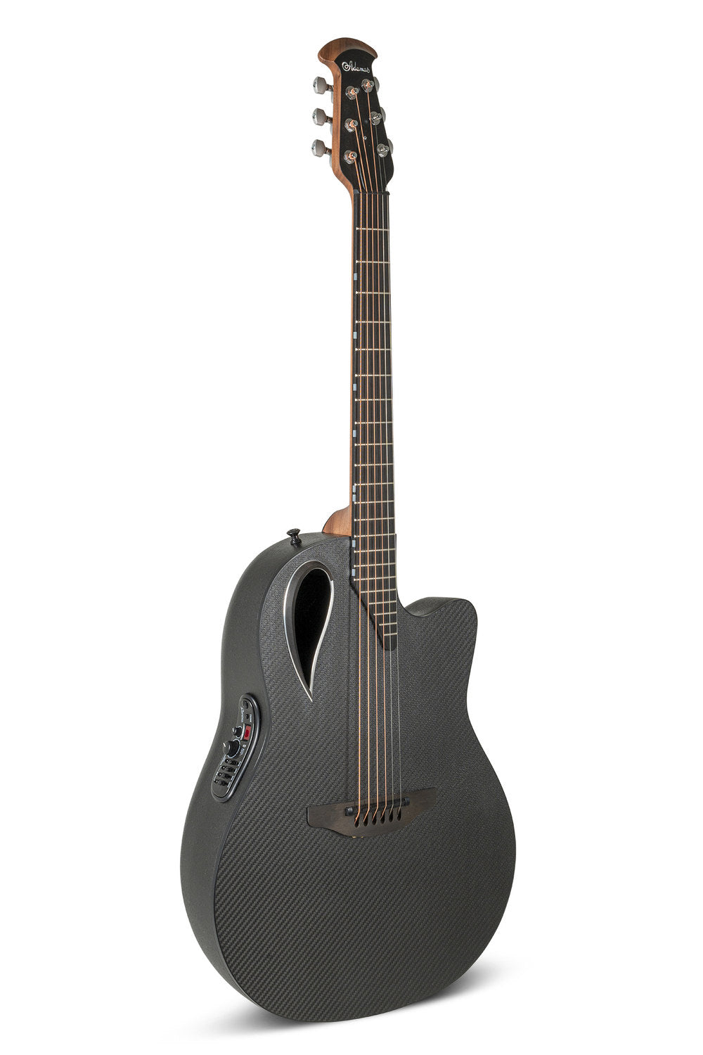 Elektro-akustinen kitara Adamas MD80-NWT Mid-Depth Contour Cutaway NWT musta