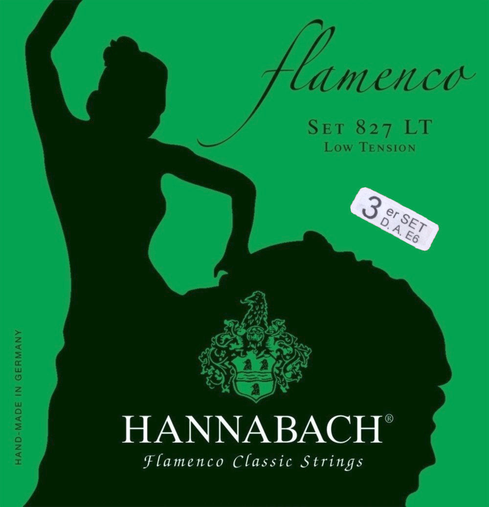 Klassisen kitaran kielet Serie 827 Low Tension Flamenco 3:n basson Setti