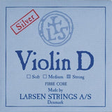 Larsen Original Viulun D-kieli - Hopea/Synteettinen