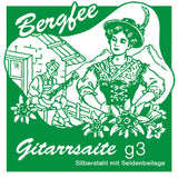 Akustisen kitaran kielet Bergfee G3 .020w