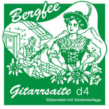 Akustisen kitaran kielet Bergfee D4 .027w