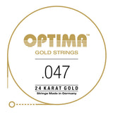 Akustisen kitaran kielet Gold Strings E6 .047w