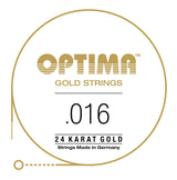 Akustisen kitaran kielet Gold Strings H/B2 .016