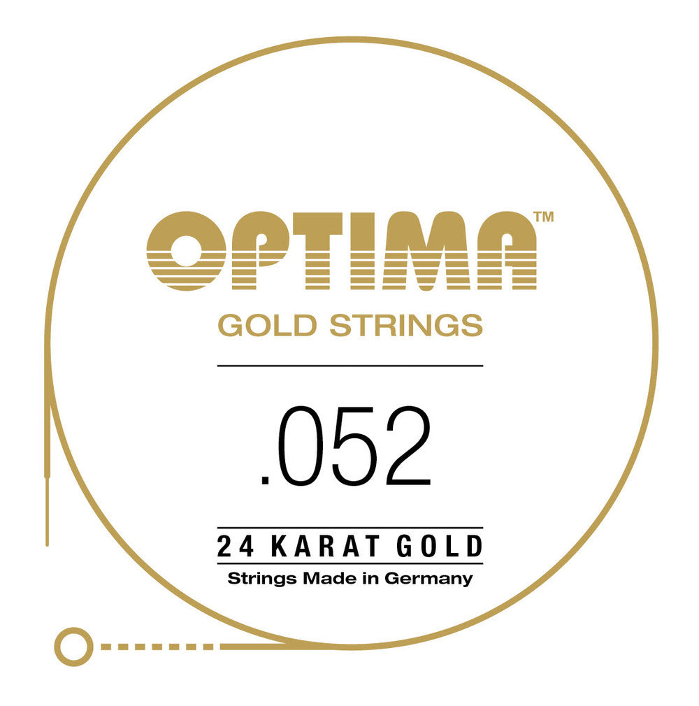 Akustisen kitaran kielet Gold Strings E6 .052w