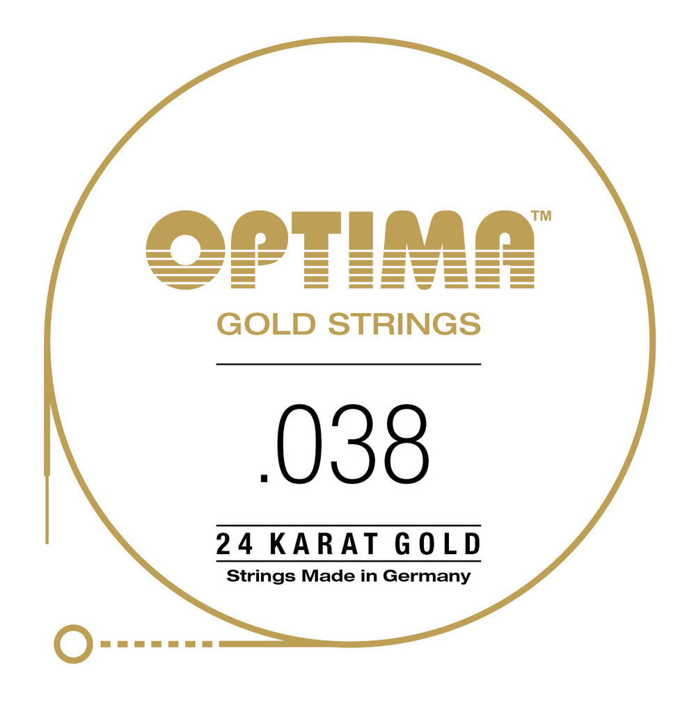 Sähkökitaran kielet Gold strings round wound E6 .038w