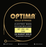 Sähköbasson kielet Gold Strings Round Wound long scale Sarja