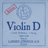 Viulun kielet Synteettinen/kuituydin D hopea (631326)