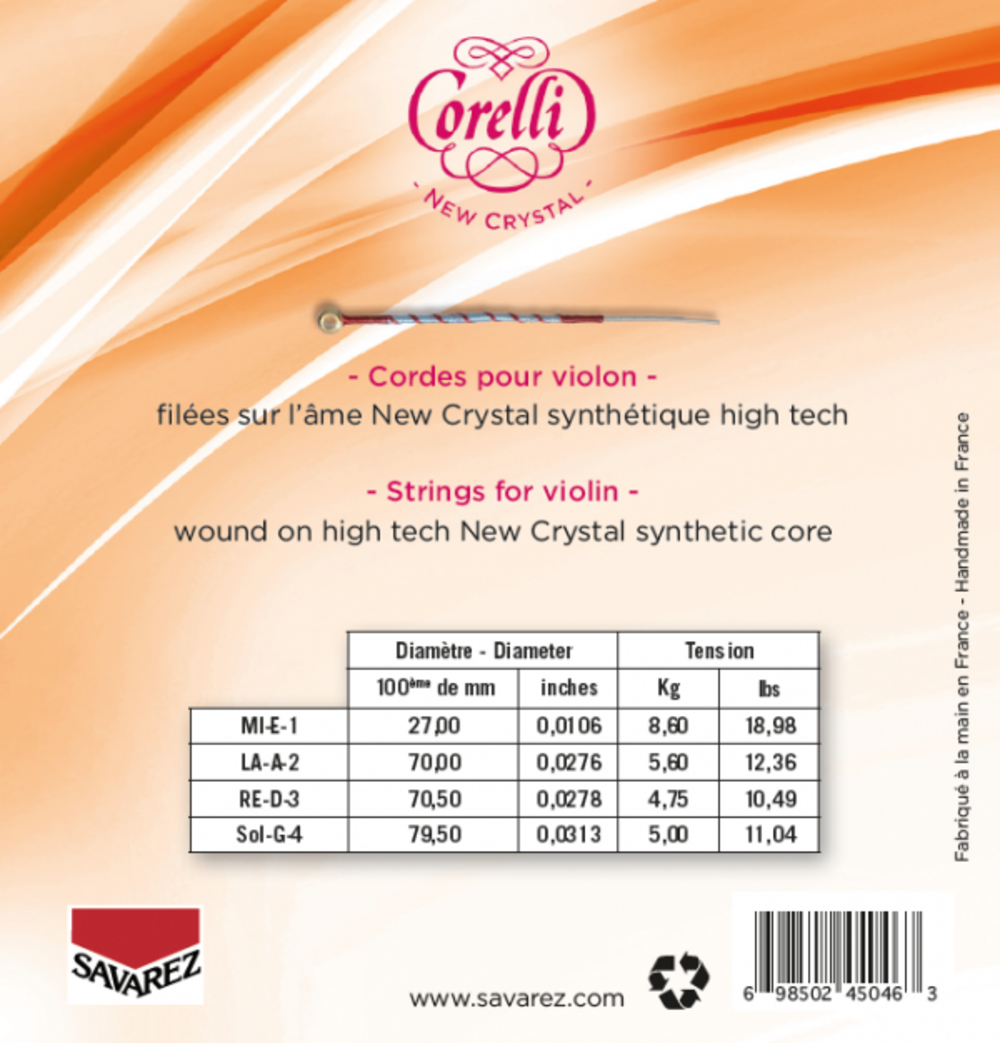 Viulun kielet Crystal Forte (630117)