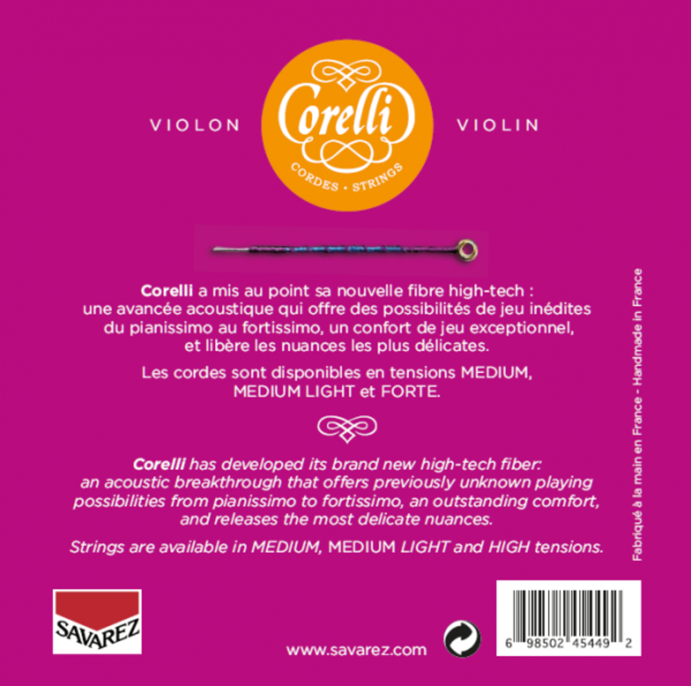 Corelli Cantiga Forte -viulunkielet