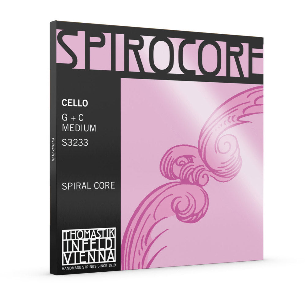 Sellon kielet Spirocore Spiraaliydin Setti G+C volframi medium