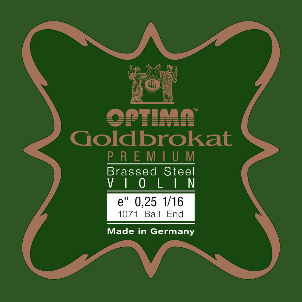 Viulun kielet Goldbrokat Premium brass-coated E 0,25 B