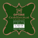 Viulun kielet Goldbrokat Premium brass-coated E 0,25 B