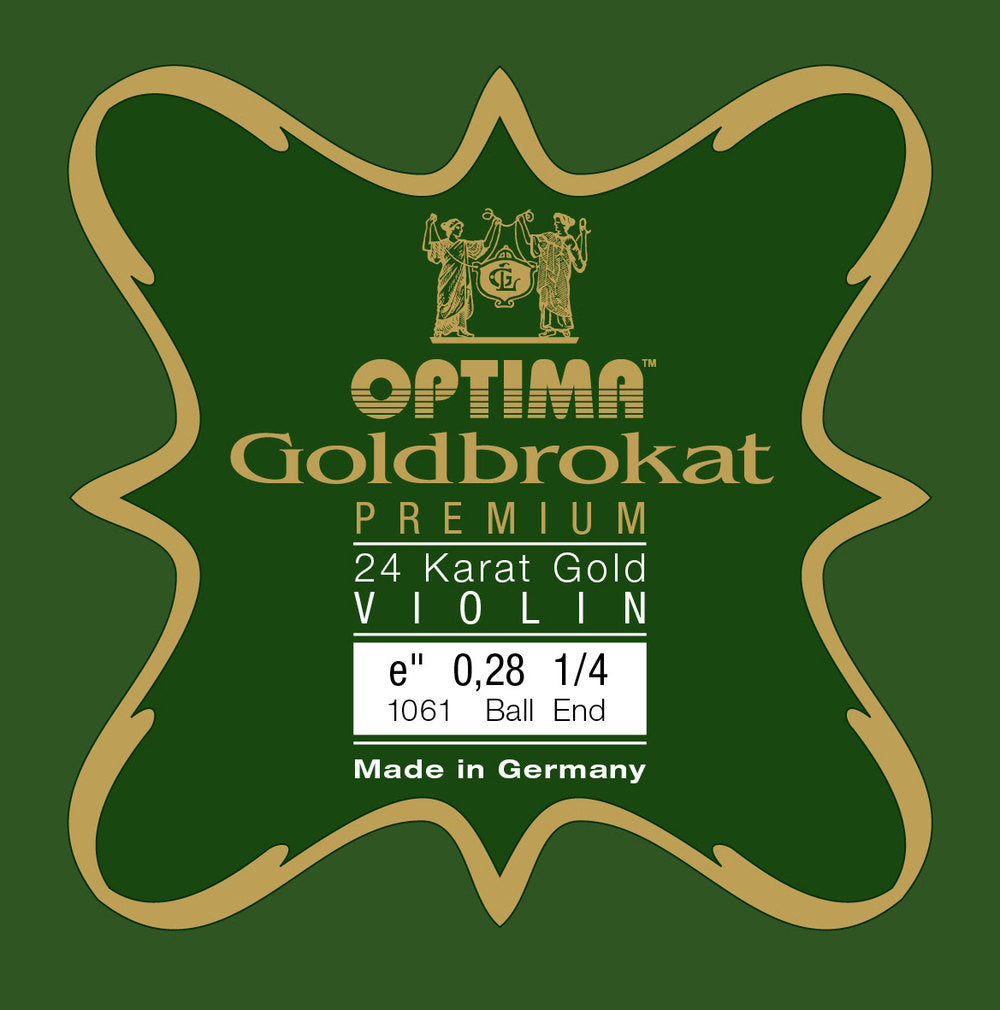 Viulun kielet Goldbrokat Premium 24 Karat Gold E 0,28 B (631779)