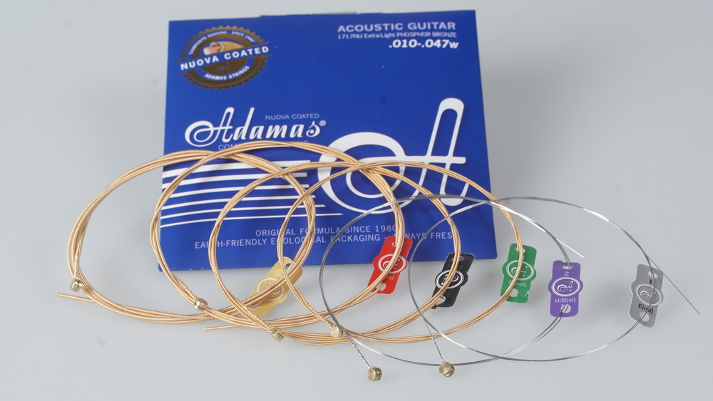 Akustisen kitaran kielet Nuova Phosphor Bronze päällystetty Extra Light .010-.047