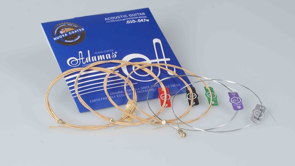 Akustisen kitaran kielet Nuova Phosphor Bronze päällystetty Round Core Extra Light .010-.047
