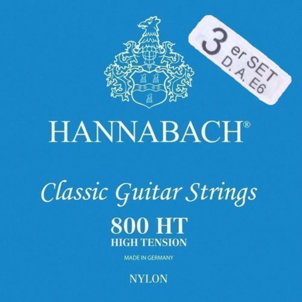 Klassisen kitaran kielet Serie 800 High Tension Hopeoitu 3 bassokieltä